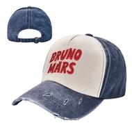 New Style Bruno Mars Denim Contrast Color Washable Hat Adult Cowboy Hat Old Hat 100% Cotton Curved B