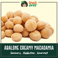 SnackFirst Abalone Creamy Macadamia 200g/1kg - Gourmet Savoury Nuts New Recipe