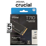 Crucial 4TB T710 PCIe Gen 5 NVMe M.2 SSD