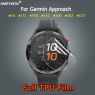 10Pcs For Garmin Approach G12 S6 S12 S42 S40 S60 S62 Ultra Clear Soft TPU Hydrogel Film Screen Protector -Not Tempered Glass