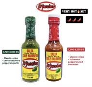 EL YUCATECO THE #1 Mexican selling habanero hot sauce in the USA flavors of habanero + jalapeno and 