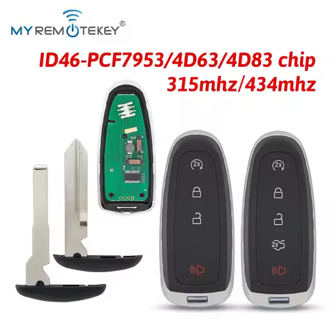 MYREMOTEKEY Smart key 315/434mhz ID46-PCF7953 4D63/4D83 chip for Ford Edge Explorer Flex Taurus Expe