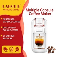 เครื่องทำกาแฟแคปซูลอเนกประสงค์,(ขายดีมาก) 5 In 1เครื่องชงกาแฟแคปซูล Lavazza Nespresso ดอลซ์กัสโตพื้น K-Cup Pod