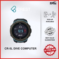 Crest CR-5 LITE / CR-5L Dive Computer for Scuba Diving Freedive Dive Watch Free Plain Watch Strap