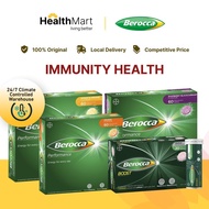 [SG] Berocca Energy Effervescent [Vitamin B & C & Minerals] 4-in-1, Mango Orange, Orange, Raspberry 