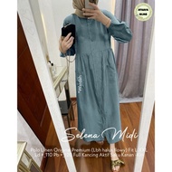 Gratis ongkir Baju Gamis Wanita SELE NA MIDI DRESS  AtHAYA