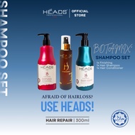 HEADS Botamix Shampoo Set for Hair Loss Dandruff Dry Repair Damage Oily Scalp Sensitive Scalp (300ml