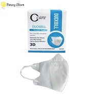 Masker Duckbill PUTIH [50PCS] 4 Ply Mask 3D