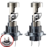 2Pcs H4 H7 LED Laser Lens 1:1 Wireless LED Projector 9005 9006 HB3 H11 HB4 Car Headlight Plug&Play M