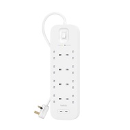 BELKIN SRB004AF2M-REV 8 PORT SURGE PROTECTOR WITH USB-C PORT CHARGING