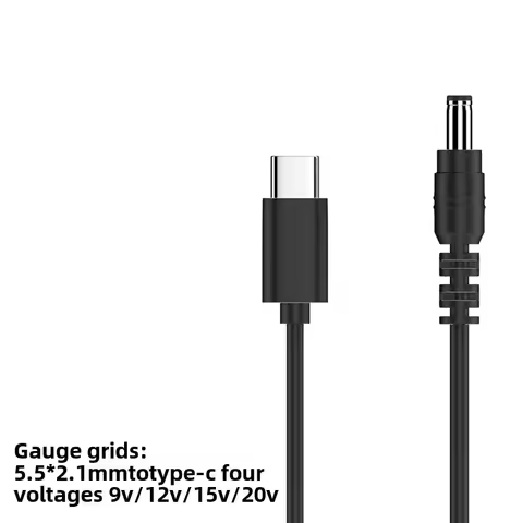 150cm USB C Type-C PD Male to 9V 12V 15V 20V 5.5x2.1 5.5x2.5mm 3.0x1.1 3.5x1.35mm 4.0x1.7mm 4.8x1.7m