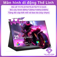 The Linh mobile Monitor with many screen sizes - IPS panel 100%sRGB/DCI-P3 FHD 4K Type-C/HDMI Portab