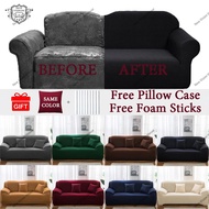 1/2/3/4 Seat Sofa Cover stretchable L Shape Universal Seat Cover for sofa