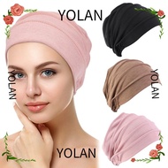 YOLANDAGOODS Breathe Hat Cancer Muslim Scarf Cap Elastic Cloth Cotton Chemo Cap