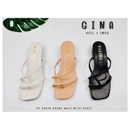 rarin [Gina] Fashion Shoes 1 Inch High Heels Comfortable To Wear ~ ** Chubby Feet/Wide Feet Plus Add