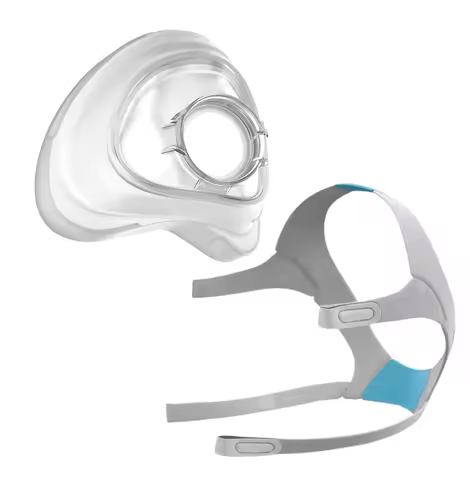 N20 Nasal Mask + N20 Headgear，CPAP Sleep Masks，Silicone anti snoring masque compatible with resmed A