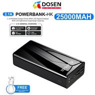 DOSEN 100%  original powerbank 2.1A 4USB 3 Output 12000MAH 30000mah 50000mah 80000mah Heavy duty pow