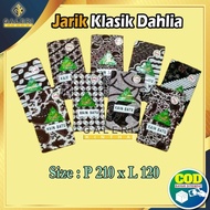 Kain Batik Jarik Dahlia Lawasan Putih Halus Panjang