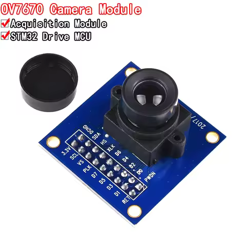 OV7670 camera module OV7670 moduleSupports VGA CIF auto exposure control display active size 640X480