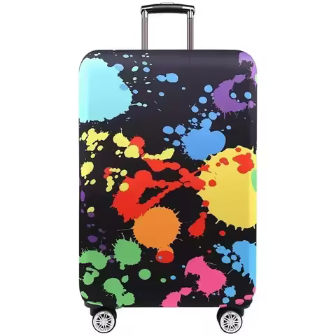 Cyber Style Luggage Cover Suitcase Cover Stretch Luggage Protector Baggage Dust Case Covers Suitable