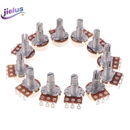 [Jielus] A500K B500K A250K B250K A50K B50K A25K B25K Potentiometer Splined Small Pot Electric Guitar