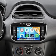 2G + 64G CAMECHO Android 13 Car Radio with Sat Nav for Fiat Punto 2012-2015, Carplay Wireless Androi