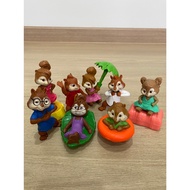 [Complete Set Of 8] Alvin and the Chipmunks 2009 Happy Meal Collectibles Toys McDonald's Second Hand