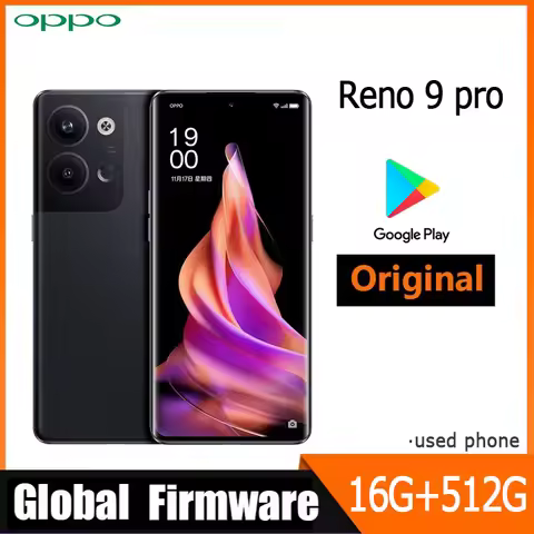 OPPO Reno 9 pro 5G smartphone Global Firmware MTk Dimensity 8100-Max 6.7" 16GB 512GB 50MP Used Phone