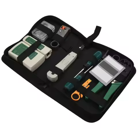 BNGF-Network Cable Repair Tool Kit Set Rj45 Rj11 Cat6 Cable Tester Test Crimper Crimping Maintenance