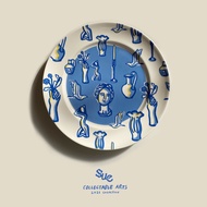 Collectable Arts Ceramic Plate จานเข้าไมโคเวฟได้