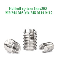 5 pieces M3-M12 Stainless steel self-tapping Helicoil thread 302 M3-M12