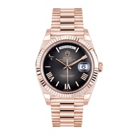 Rolex Rolex President Day-Date 'Black Ombre' Dial (Reference 228235). A 40mm unworn rose gold automa