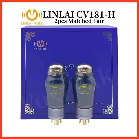 VoxPeak LINLAI CV181-H Vacuum Electron Tube Upgrade 6SN7 CV181 6N8P 6H8C 6SN7GT 5692 WE6SN7 Audio Tu