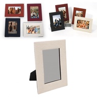 Leather Photo Frame  8.5x4.7x6.5in Tabletop Picture for 6 Inch