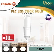 OSRAM [SET 10pcs] OSRAM LED Bulb PLC Stick 10W 12W (G24) Mentol PLC Stick LED Bulb Mentol Lampu