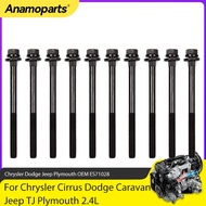 Engine Parts Cylinder Head Bolt Kit Fit 2.4 L For 95-10 Chrysler Cirrus Dodge Caravan Jeep TJ Plymou
