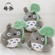 MIA อะนิเมะ Kado Bayi สีเทาน่ารักกับใบบัว22/30ซม. ตุ๊กตาตุ๊กตา Totoro เพื่อนบ้านของฉันตุ๊กตา Totoro 