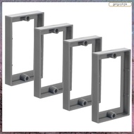 [L E U R] 4Pcs 1/2Inch Single Gang Outlet Box Extender,Electrical Outlet Extender Receptacle Extende