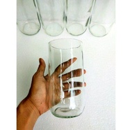 gelas kaca 800ml gelas akuarium gelas kaca wadah ikan cupang gelas kaca jumbo