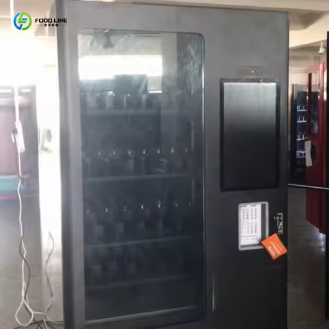 2026 New Refrigerated Vending Machine Touch Screen with Elevator for Beer Sparkling Water Arena Cust