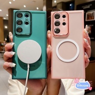 Magneti Phone Case For Samsung Galaxy M55 F54 M54 M53 M34 S24 S23 S22 Ultra Plus S24+ S23+ S22+ S21 