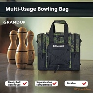 Single Ball Bowling Bag | Waterproof & Durable | Large Capacity One-Shoulder Sports Bag | Portable B