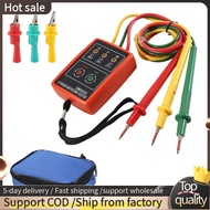 Indicator Meter Three Phase Rotation Indicator Meter Phase Sequence Tester LED Buzzer with Portable 