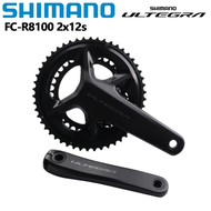 Shimano ULTEGRA R8100 Crankset 2x12s Road Bicycle Hollowtech II Crank 160mm 165mm 170mm 172.5 175mm
