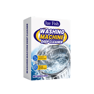 Jue Fish Washing Machine Drum Cleaning Powder Stain Removal Descaling Odor Removal Cleaning Agent fo