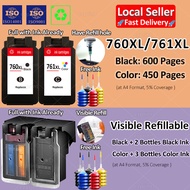 Compatible Canon PG 760XL CL 761XL Ink Cartridge Canon 760 Ink Canon 761 Ink PG-760 Black  CL-761 Co