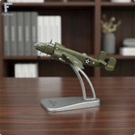 [Flameer] 1 144 Metal Scale Aircraft Alloy Replica Historic B25 Bomber Model Airplane for History Co