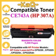 307A Magenta CE743A  743A 743 Toner Cartridge Compatible for Pro CP5220 CP5225 CP5225n CP5225dn Mode