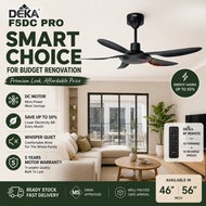 DEKA F5 DC PRO 46" 56" DC Ceiling Fan Budget Renovation Energy Saving Modern 5 Blade Fan