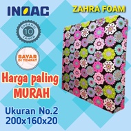 [200x160x20] Kasur busa Murah Promo / Kasur Inoac / Kasur Busa Inoac No.2 Tebal 20 Cm Ukuran 200x160x20 cm Garansi 10 Tahun Murah Awet Tidak Kempes